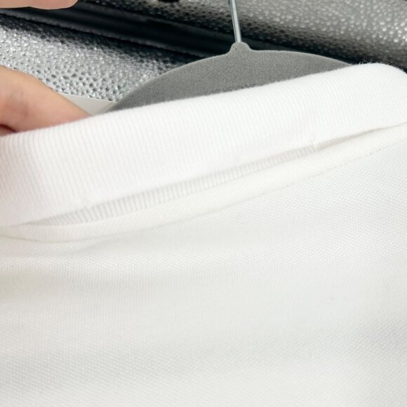 NWT Aerie Offline Game Set Match Embroidered Tennis Cropped Polo Shirt - Picture 8 of 8